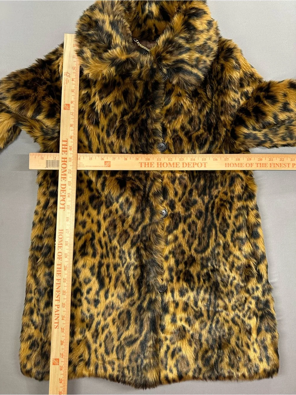 J Crew Faux-Fur Leopard Print Coat - Womens Small